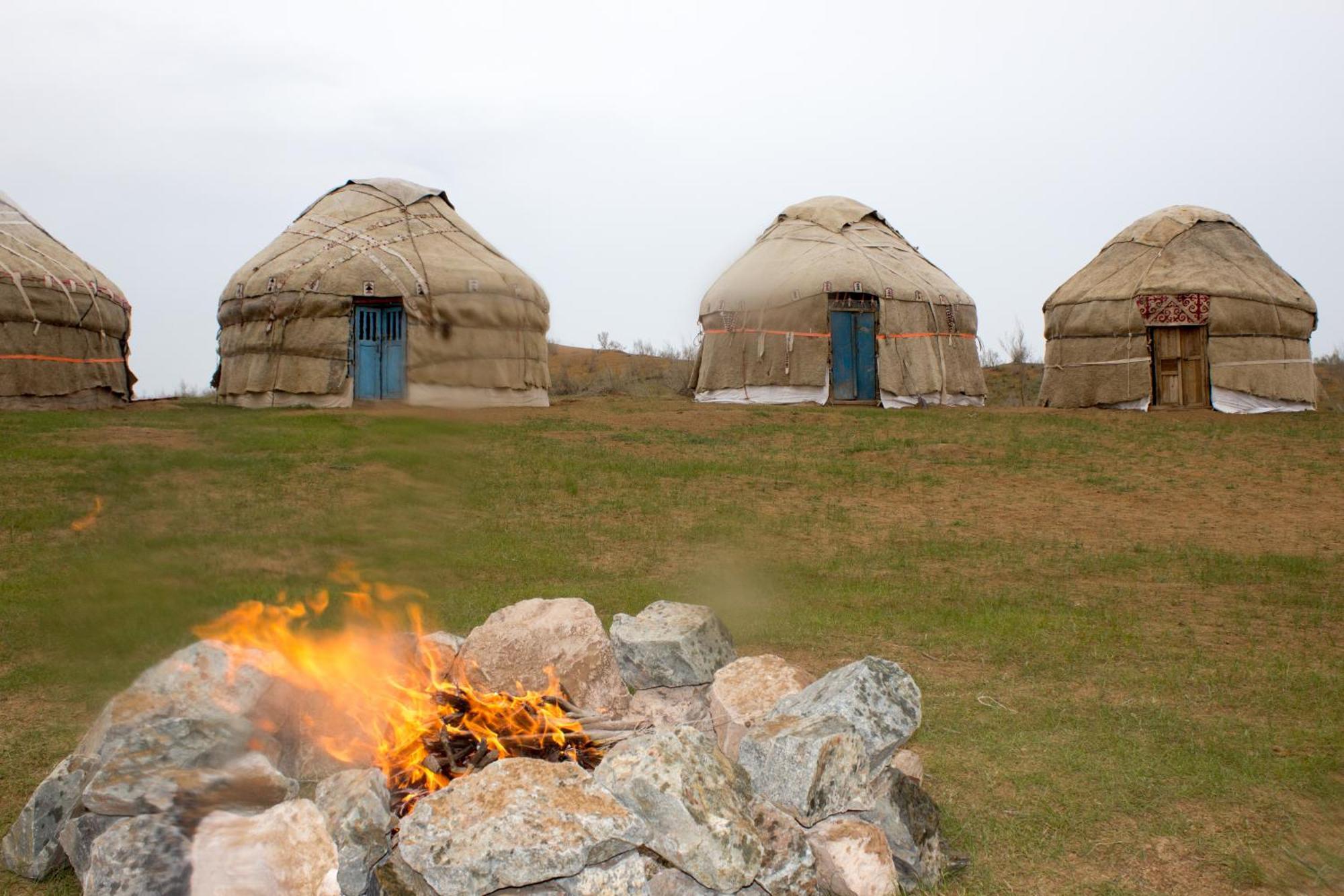 Hotel Authentic Uzbek Yurt Camp Eco-Friendly Nurota Exterior foto
