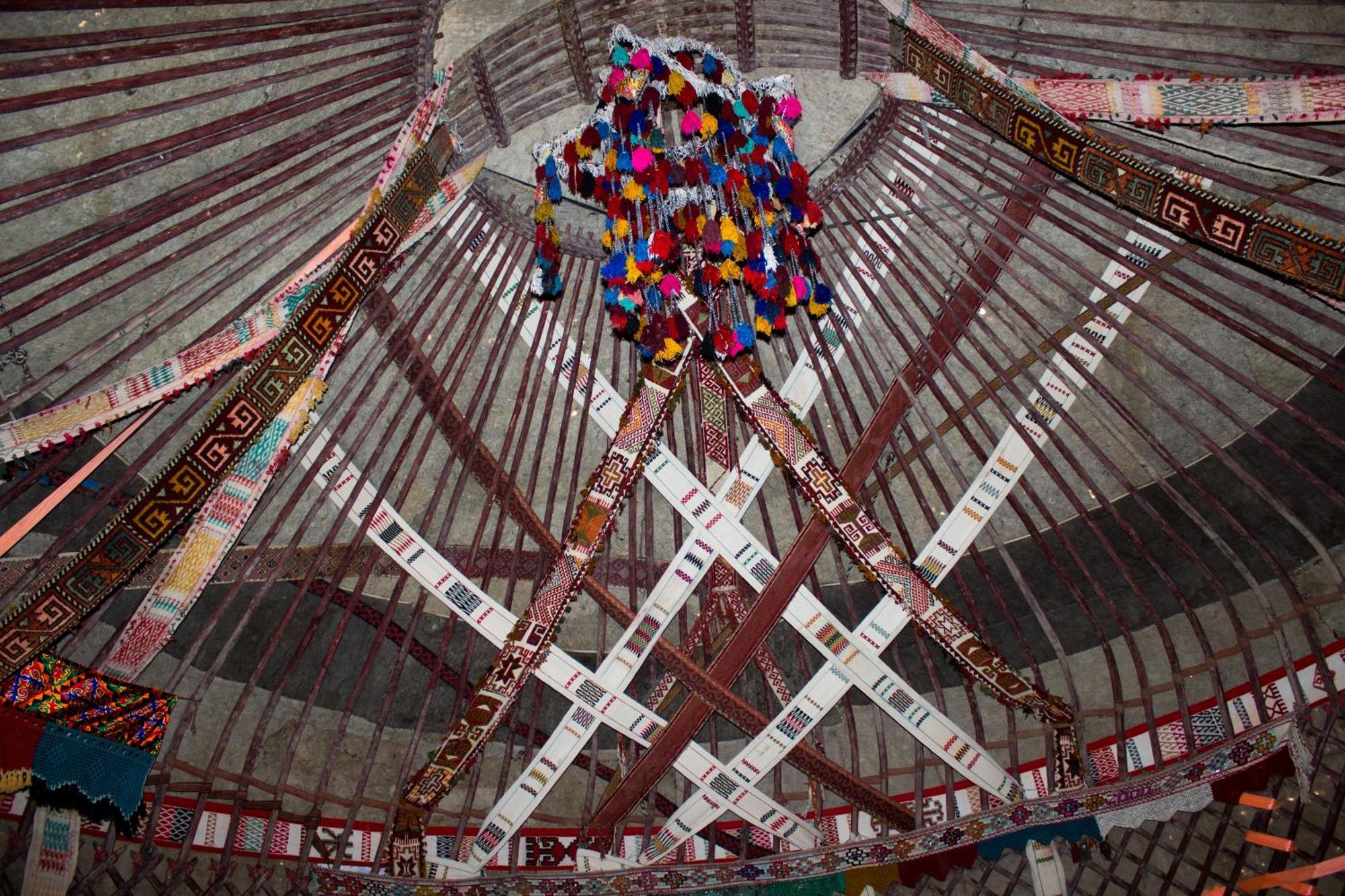 Hotel Authentic Uzbek Yurt Camp Eco-Friendly Nurota Exterior foto