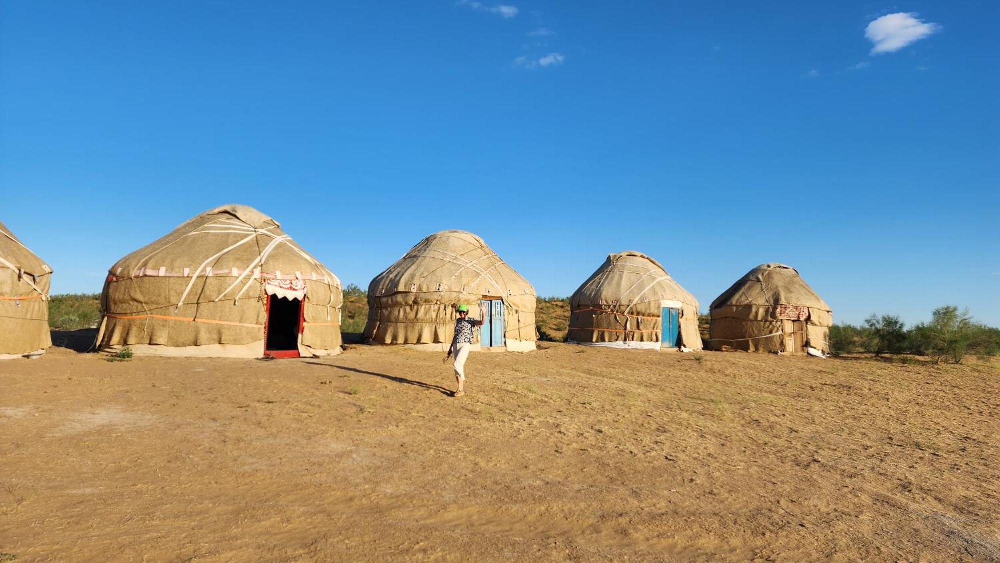 Hotel Authentic Uzbek Yurt Camp Eco-Friendly Nurota Exterior foto