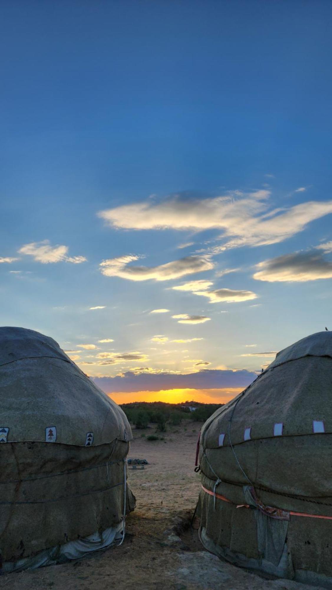Hotel Authentic Uzbek Yurt Camp Eco-Friendly Nurota Exterior foto