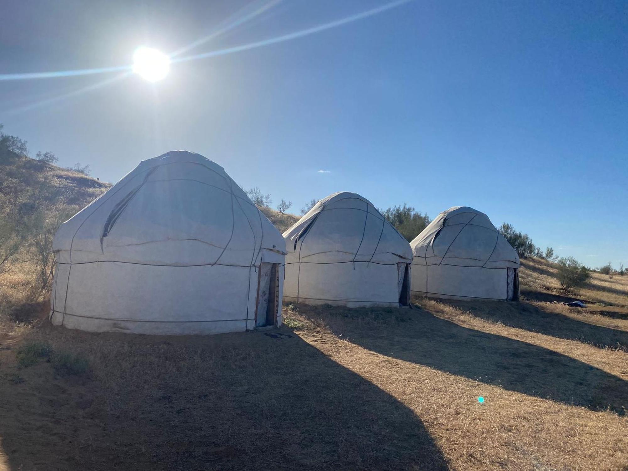 Hotel Authentic Uzbek Yurt Camp Eco-Friendly Nurota Exterior foto