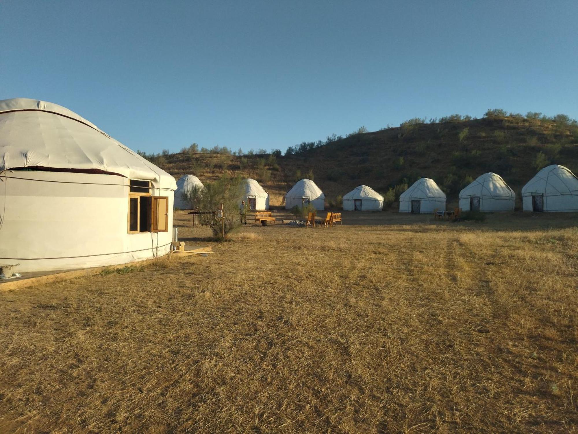 Hotel Authentic Uzbek Yurt Camp Eco-Friendly Nurota Exterior foto
