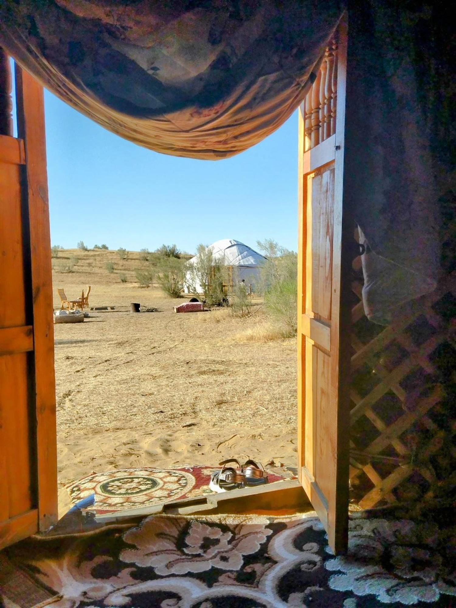 Hotel Authentic Uzbek Yurt Camp Eco-Friendly Nurota Exterior foto